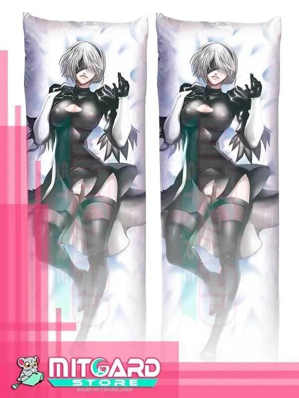 NIER: AUTOMATA YoRHa No. 2 Model B Body pillow case Dakimakura - 50cmx150cm / Velvet / 2 Sides Printed - 1